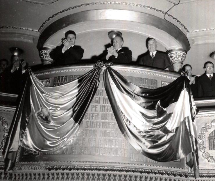 Aspect din timpul vizitei neoficiale făcute de Iosip Broz Tito în România. (1-3 XII 1966)