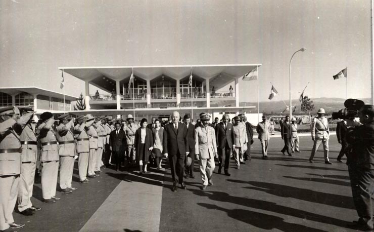 Aspect din timpul vizitei oficiale făcute de Chivu Stoica în Etiopia. (5-9 XII 1966)