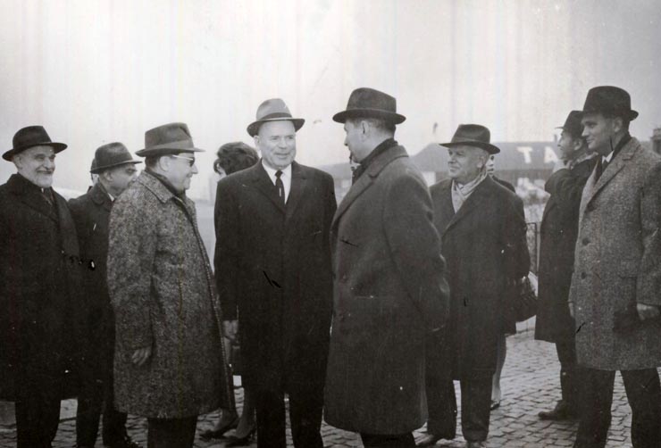 Întoarcerea preşedintelui Consiliului de Stat al R.S.România, Chivu Stoica, din vizita oficială întreprinsă în Etiopia. (9 XII 1966)