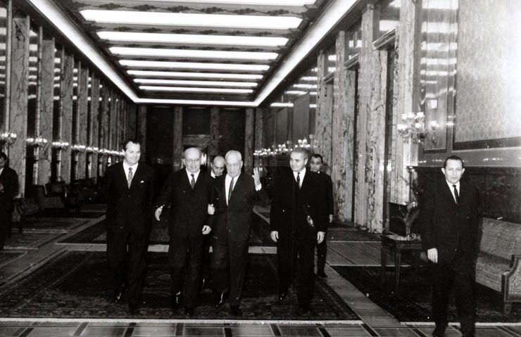 Emil Bodnăraş l-a primit pe primarul general al Marelui Berlin, Friedrich Ebert. (9 XII 1966)