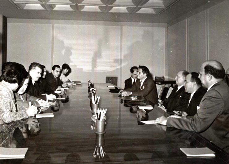 Aspect de la convorbirile ce au avut loc între delegaţia P.C. Român şi P.C. din Venezuela. (7-12 XII 1966)
