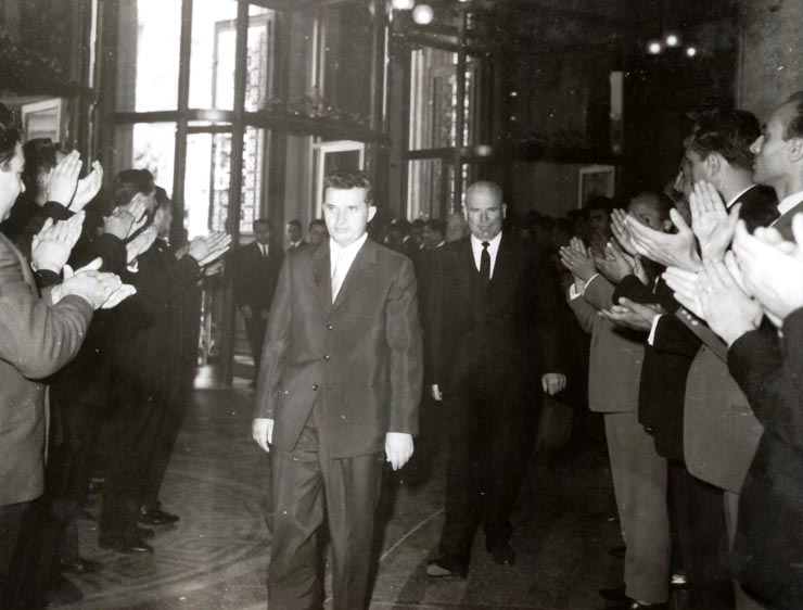 Aspect de la lucrările Consfătuirii pe ţară a constructorilor de maşini