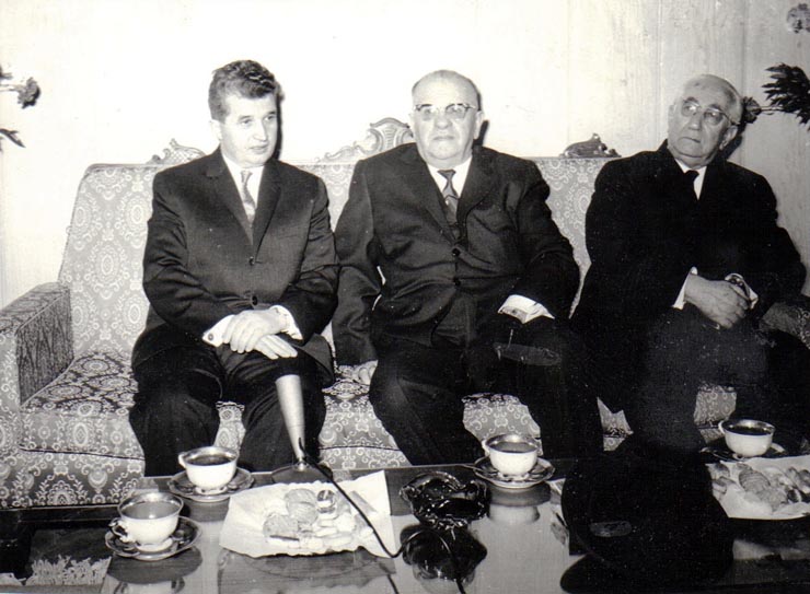 Aspect din timpul vizitei preşedintelui Consiliului de Stat al R.S.R., Nicolae Ceauşescu, la invitaţia preşedintelui Republicii Turcia, Cevdet Sunay.1969.(24 martie 1969).