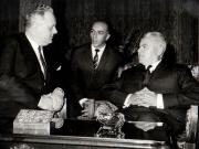 Primirea de către Nicolae Ceauşescu a ministrului economiei al Republicii Federale Germania , Kurt Schmücker