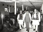 Aspect din timpul vizitei conducătorilor de partid şi de stat în regiunea Bacău (C.A.P. N.Bălcescu)