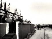 Aspect din timpul vizitei conducătorilor de partid şi de stat în regiunea Bacău (Combinatul Chimic Borzeşti)