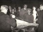 Aspect din timpul vizitei conducătorilor de partid şi de stat în regiunea Bacău (Bicaz)