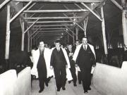 Aspect din timpul vizitei conducătorilor de partid şi de stat în regiunea Galaţi (C.A.P. Ianca)