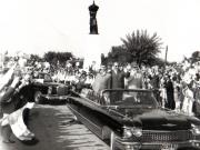 Aspect din timpul vizitei conducătorilor de partid şi de stat în regiunea Galaţi (Tişiţa)