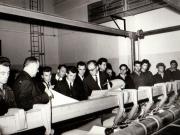 Aspect din timpul vizitei conducătorilor de partid şi de stat în regiunea Galaţi (Complexul Chimic Brăila)