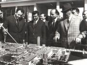 Aspect din timpul vizitei conducătorilor de partid şi de stat în regiunea Galaţi (Uzina „Progresul” Brăila)