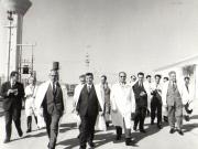 Aspect din timpul vizitei conducătorilor de partid şi de stat în regiunea Galaţi (G.A.S. Brăila)