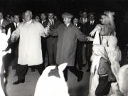 Aspect din timpul vizitei conducătorilor de partid şi de stat în regiunea Galaţi (Galaţi)