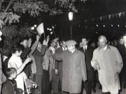 Aspect din timpul vizitei conducătorilor de partid şi de stat în regiunea Galaţi (Galaţi)