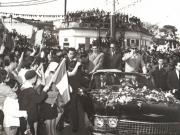 Aspect din timpul vizitei conducătorilor de partid şi de stat în regiunea Galaţi (Focşani)