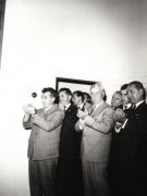 Aspect din timpul vizitei conducătorilor de partid şi de stat în regiunea Galaţi (Focşani)