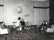 Chivu Stoica l-a primit pe ministrul comerţului şi industriei al statului Kuweit, Abdallah Al Jaber Sabah