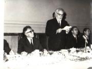 Aspect de la recepţia oferită de Ştefan Voitec cu ocazia vizitei delegaţiei Scupştinei Federale a R.S.F. Iugoslavia