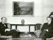 Preşedintele Nicolae Ceauşescu l-a primit pe ministrul afacerilor externe al Franţei, Jean François-Poncet, care a făcut o vizită oficială în ţara noastră. La primire au participat Ştefan Andrei – ministrul afacerilor externe şi Corneliu Mănescu – ambasadorul României la Paris.(18.XII.1978)
