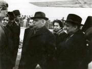 Plecarea delegaţiei P.C.R. care va participa la lucrările Congresului al XVIII-lea al P.C. Francez. (3 I 1967)