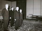 Aspect de la prezentarea scrisorilor de acreditare de către trimisul extraordinar şi ministru plenipotenţiar al Israelului în România, Eliezer Daron. (10 I 1967)