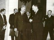 Corneliu Mănescu l-a primit pe Joseph Luns, ministrul afacerilor externe al Olandei. (12 I 1967)