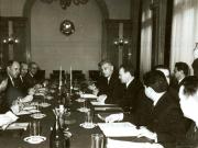 Corneliu Mănescu l-a primit pe Joseph Luns, ministrul afacerilor externe al Olandei. (12 I 1967)