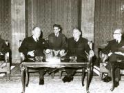 Ministrul afacerilor externe al Olandei, Joseph Luns, a fost primit de Gheorghe Rădulescu, vicepreşedinte al Consiliului de Miniştri. (12 I 1967)