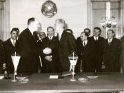 Semnarea acordului cultural româno - olandez(13 I 1967)