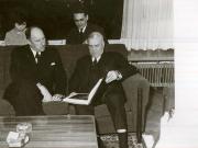 Ion Gheorghe Maurer, preşedintele Consiliului de Miniştri al R.S. România, l-a primit pe Joseph Luns, ministrul afacerilor externe al Olandei. (13 I 1967)