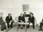 Ministrul afacerilor externe al Olandei, Joseph Luns, a fost primit de Nicolae Ceauşescu, secretar general al Partidului Comunist Român. (13 I 1967)