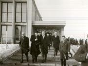 Aspect de la plecarea spre ţară a ministrului afacerilor externe al Olandei, Joseph Luns. (13 I 1967)