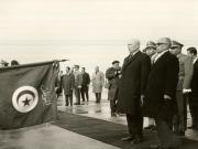 Aspect din timpul vizitei întreprinse în Tunisia de către Chivu Stoica, preşedintele Consiliului de Stat al R.S. România, la invitaţia preşedintelui Habib Burghiba(2 – 7 II 1967)