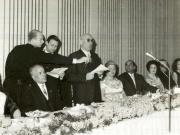 Aspect din timpul vizitei întreprinse în Tunisia de către Chivu Stoica, preşedintele Consiliului de Stat al R.S. România, la invitaţia preşedintelui Habib Burghiba(2 – 7 II 1967)