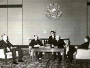Prezentarea scrisorilor de acreditare de către ambasadorul Irakului în R.S.România, Muhsin Hussein al Habib.(1 III 1967)