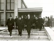 Plecarea ministrului comerţului exterior al R.S.România, Gheorghe Cioară în Suedia, la invitaţia lui Gunnar Lange, ministrul comerţului exterior(6 III 1967)