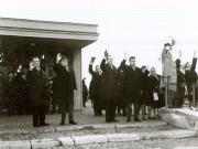 Plecarea ministrului comerţului exterior al R.S.România, Gheorghe Cioară în Suedia, la invitaţia lui Gunnar Lange, ministrul comerţului exterior(6 III 1967)