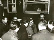 Aspect de la sosirea delegaţiei Partidului Socialist Arab Baas, condusă de Mohamad Ali Haidar, secretar pentru regiunea Hamu (Siria) (14 III 1967)