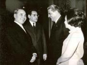 Gheorghe Apostol la recepţia data de ambasadorul Iranului, cu prilejul Anului Nou iranian. (21 III 1967)