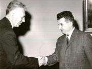Nicolae Ceauşescu a primit delegaţia Uniunii Comuniştilor din Iugoslavia, condusă de Tvietin Miatovici, membru al C.C. al U.C.I. (30 III 1967)