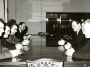 Nicolae Ceauşescu a primit delegaţia Uniunii Comuniştilor din Iugoslavia, condusă de Tvietin Miatovici, membru al C.C. al U.C.I. (30 III 1967)