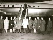 Aspect de la sosirea în ţara noastră a lui Luigi Longo, secretar general al Partidului Comunist Italian(31 III 1967)