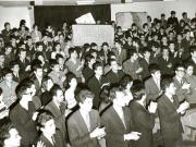Adunare de protest a Asociaţiei Emigranţilor Greci din România în legătură cu lovitura de stat militară din Grecia. (26 IV 1967)