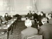 Delegaţia Partidului Socialist Francez (S.F.I.O.) a fost primită la palatul Marii Adunări Naţionale.(30 IV 1967)