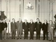 Delegaţia Partidului Socialist Francez (S.F.I.O.) a fost primită la palatul Marii Adunări Naţionale.(30 IV 1967)