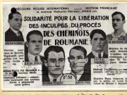 Fotografie după originalul (carte poştală) în limba franceză, tipărit de Ajutorul Roşu Internaţional, cuprinzând portretele lui Gheorghe Gheorghiu-Dej, Chivu Stoica, Gheorghe Vasilichi, Dumitru Popa,Gheorghe Petrescu, Constantin Doncea (1934).