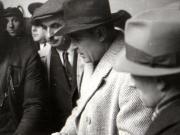 Gheorghe Gheorghiu-Dej şi Mihail Postenco vizitează laboratorul special din staţia Petroşani, unde se face analiza calorică a cărbunelui (1944 noiembrie 24).