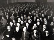 Aspect de la Consfătuirea delegaţilor muncitorilor mineri din Valea Jiului, la care a vorbit Gheorghe Gheorghiu-Dej (Petroşani) (1944 noiembrie 24).