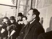 Bucureşti, 13 februarie 1945. Aspecte de la mitingul oamenilor muncii din Capitală pentru instalarea unui guvern democratic. (13 feb. 1945)