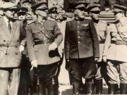 Aspecte din timpul participării la aplicaţia tactică din toamna anului 1950. Oltenia. (1950)